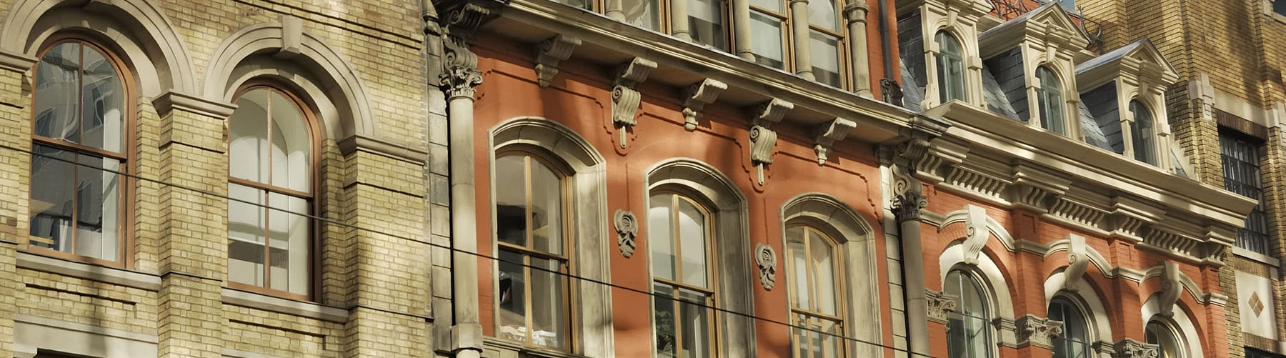 Classic buildings in downtown Toronto